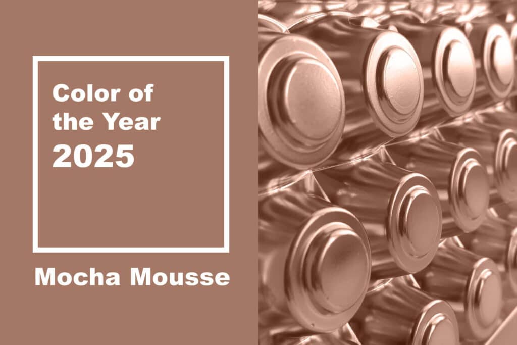 couleur Mocha mousse Pantone 2025