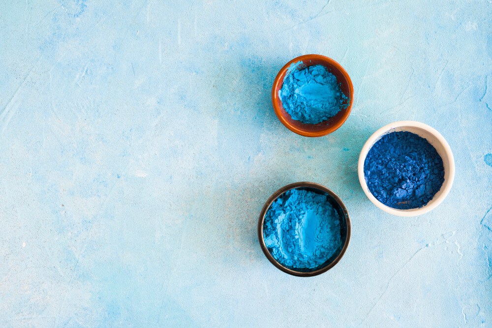 teinture bleue naturelle