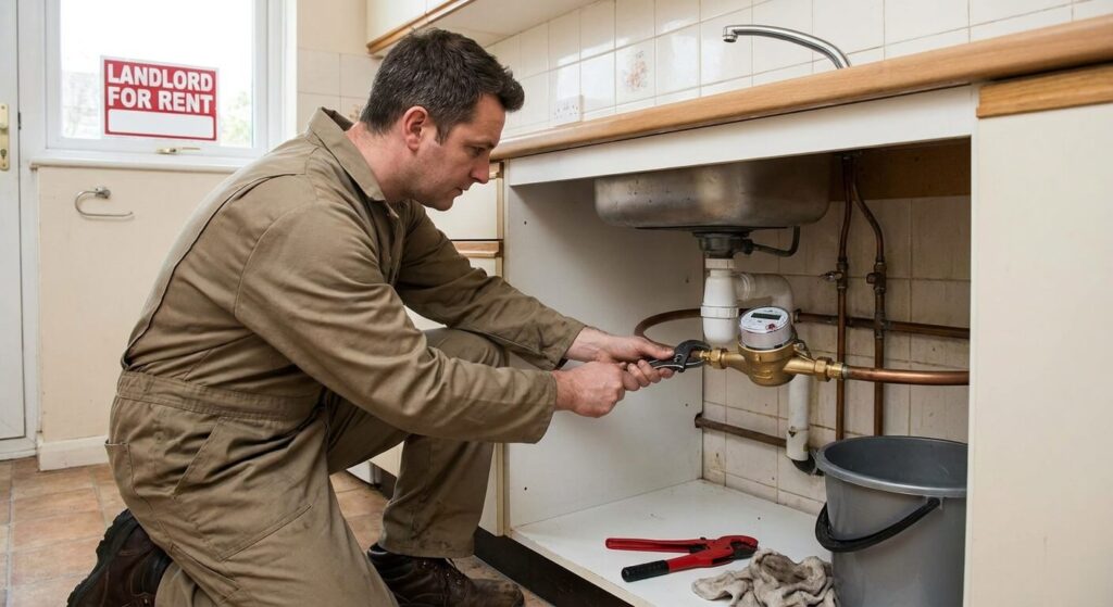 Installation d'un sous-compteur d'eau divisionnaire sur la tuyauterie d'un appartement en location