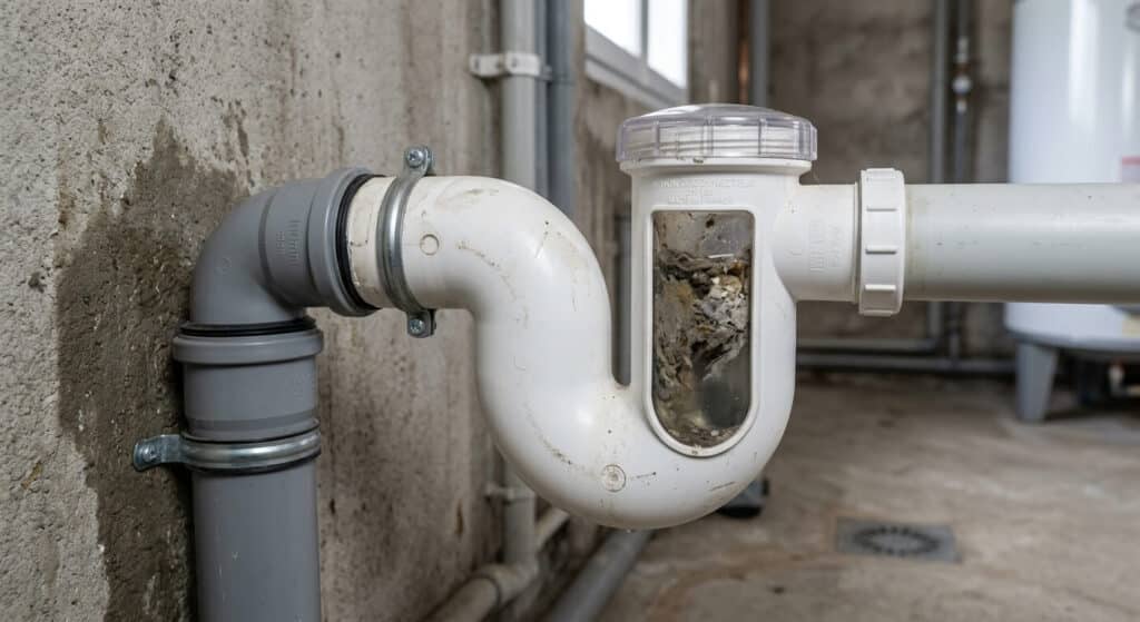 siphon disconnecteur propre mais un peu bouché