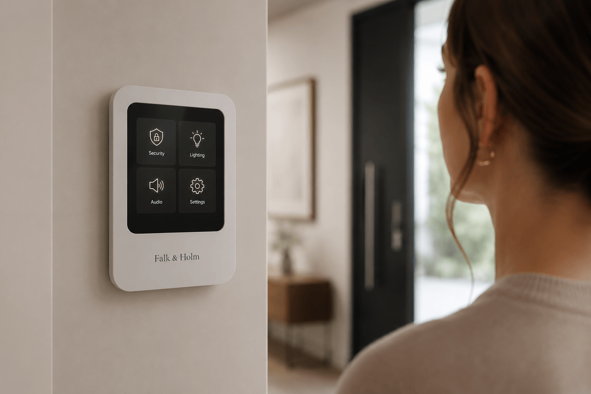 Falk & Holm : l'écosystème domotique qui réconcilie design, confort et technologie