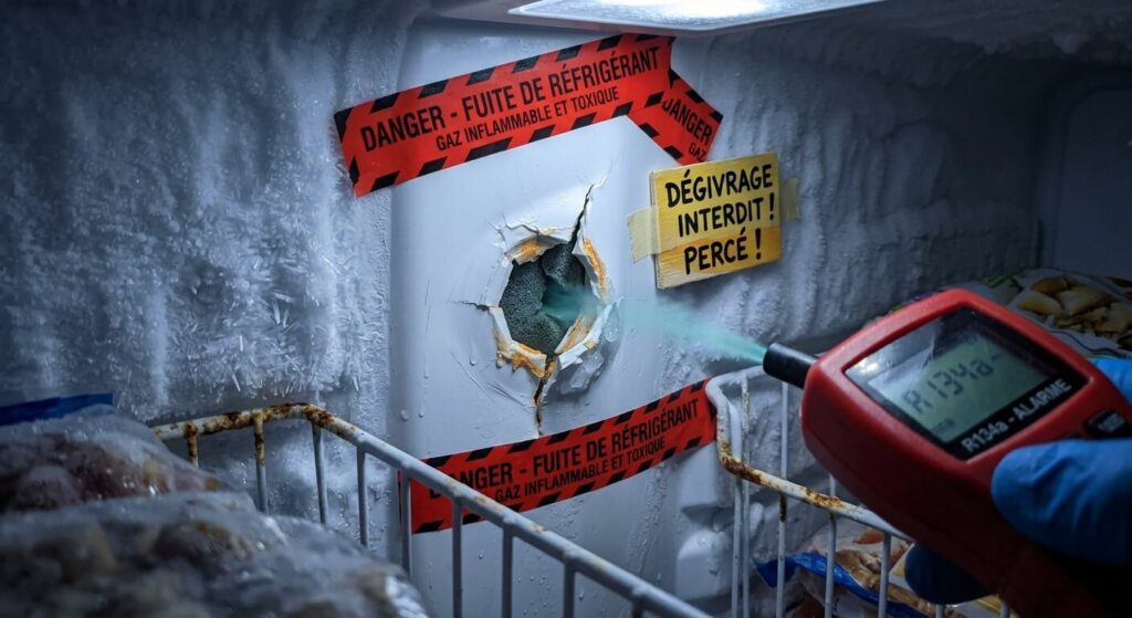 Congélateur percé : quels sont les dangers et que faire ? 4